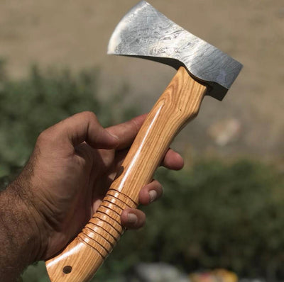 Premium Damascus Steel EDC Hatchet - Korvel