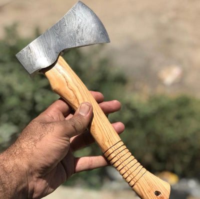 Premium Damascus Steel EDC Hatchet - Korvel