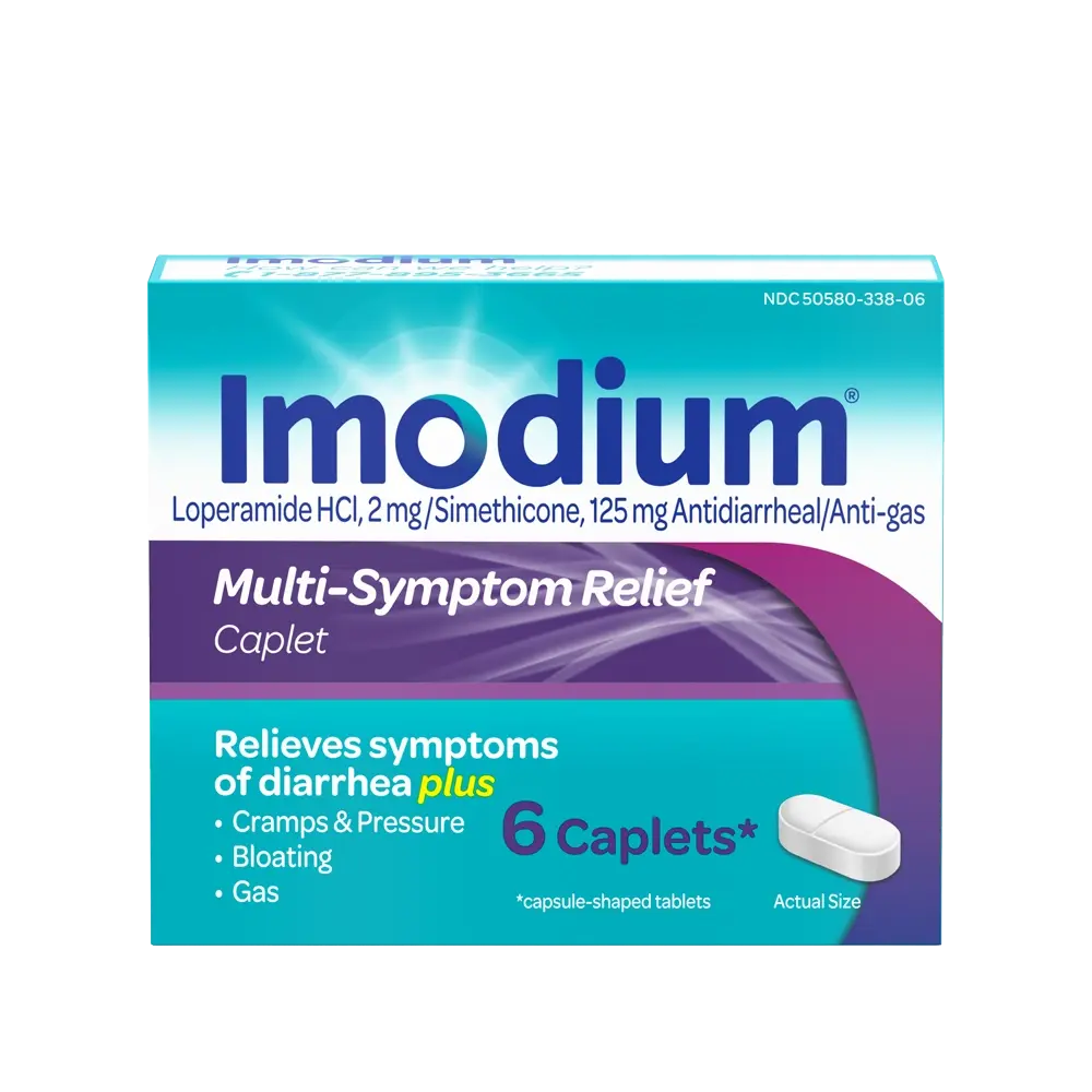 Comprimés multi-symptômes Imodium - 6 unités