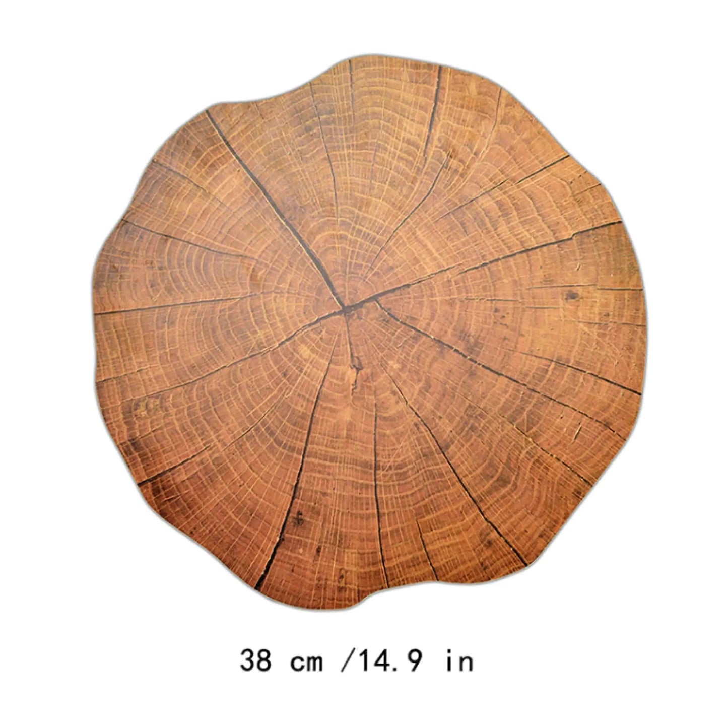 Set de 4 sous-assiettes en bois écologiques