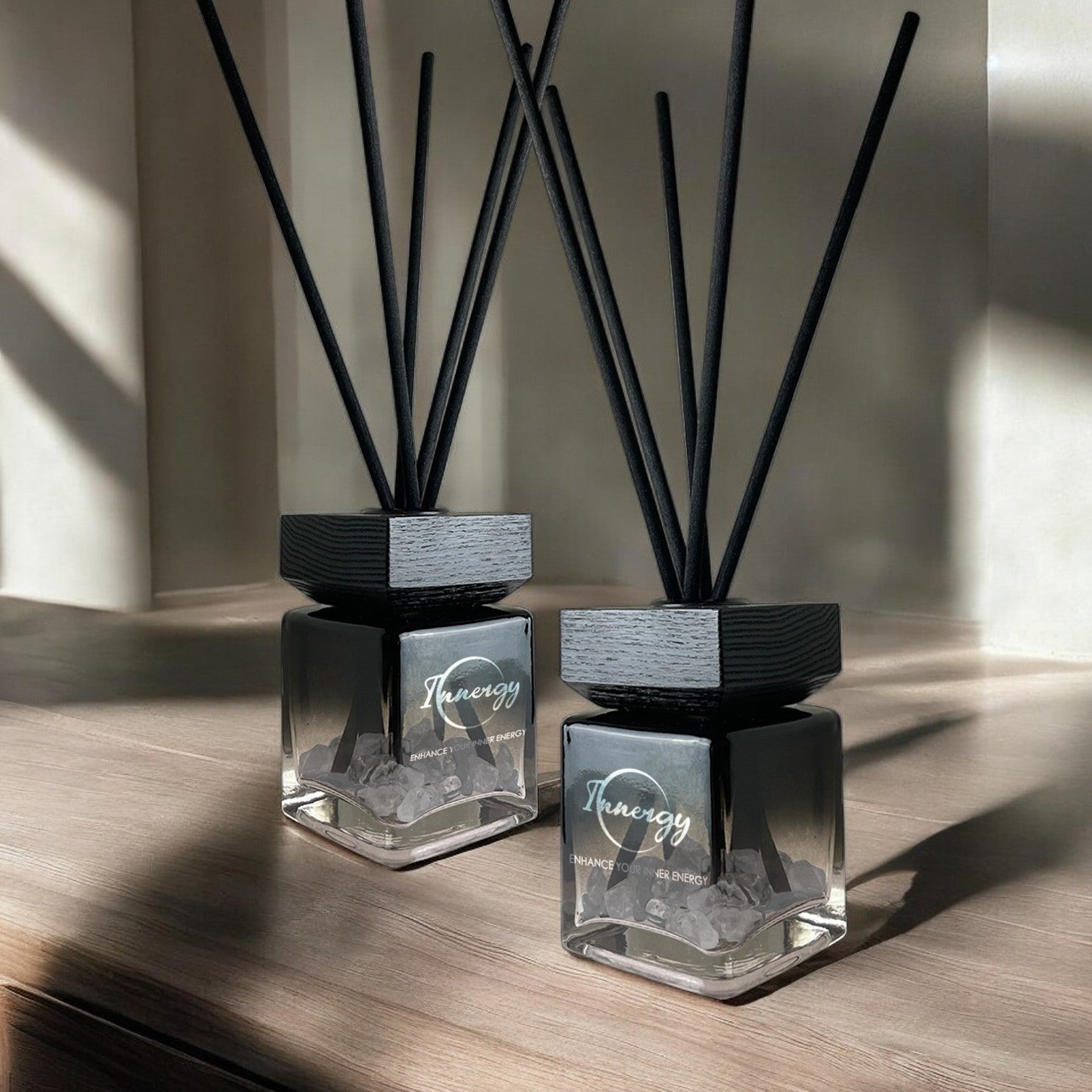Pisces Zodiac Crystal-Infused Reed Diffuser - Cactus Blossom & Jade Aroma, 100ml - Korvel