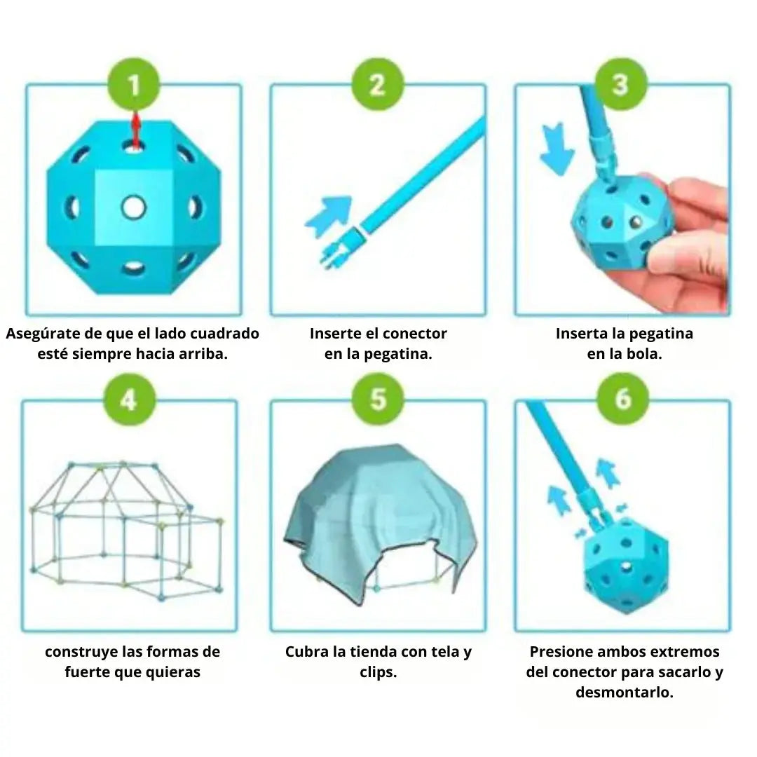 Kit de construction de force sensorielle pour un jeu créatif