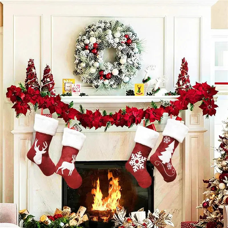 Calcetines Navideños Festivos para Alegría en las Fiestas