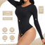 Mono de Cuerpo Sin Costuras de Manga Larga