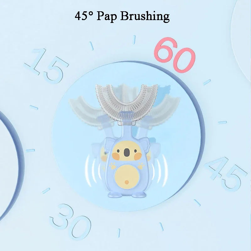 Children's Smart 360 Degree U Shape Manual Toothbrush