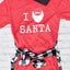 I Love Santa T-Shirt - Unisex Fit