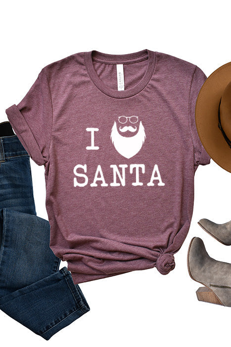I Love Santa T-Shirt - Unisex Fit