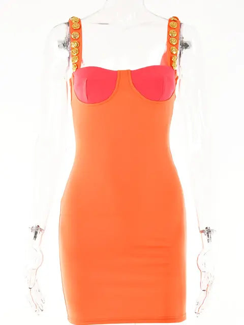 Vestido Maxi Bodycon Sin Tirantes Elegante