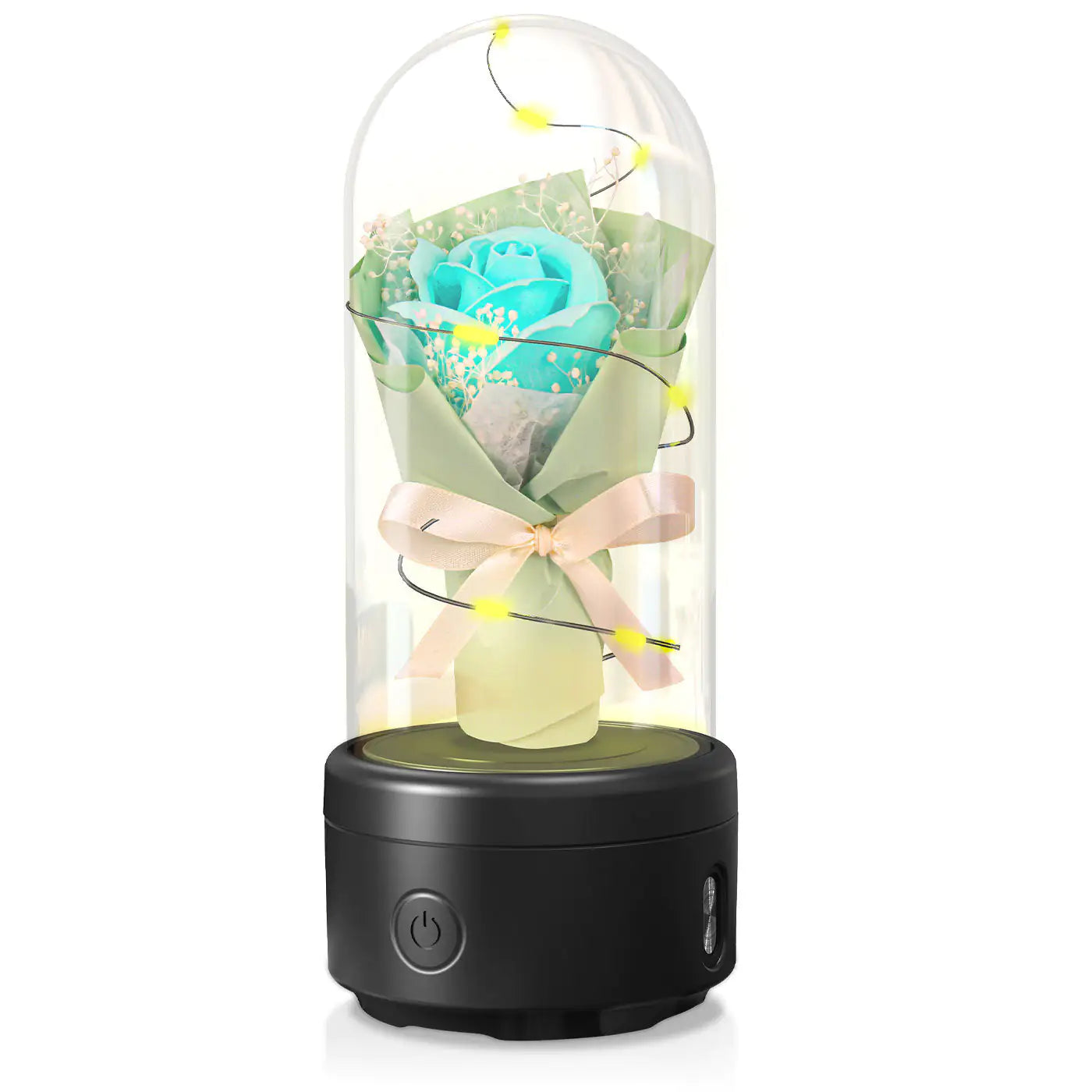 Lumière LED Bouquet 2-en-1 Créative et Haut-Parleur Bluetooth