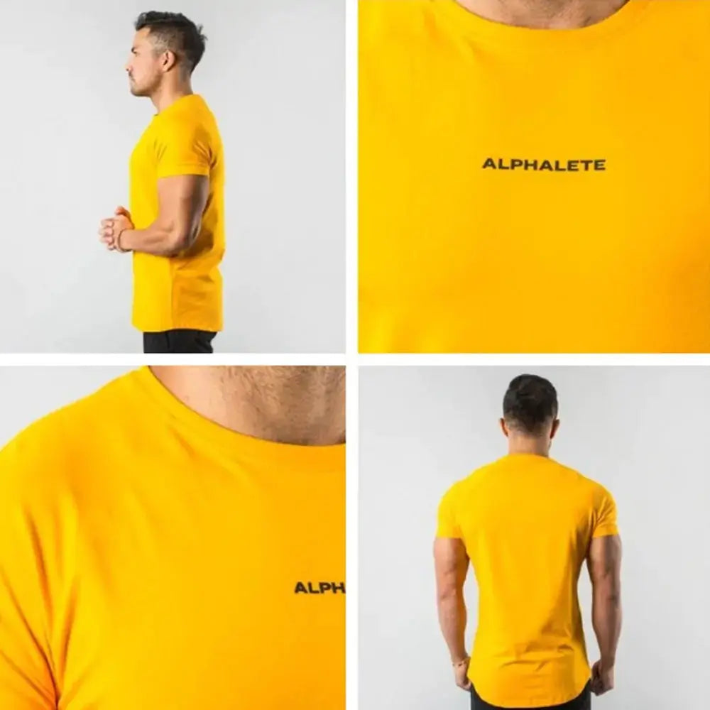 T-shirt de gym ajusté pour hommes premium