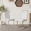 Modern PU Faux Leather Dining Chairs - Set of 2