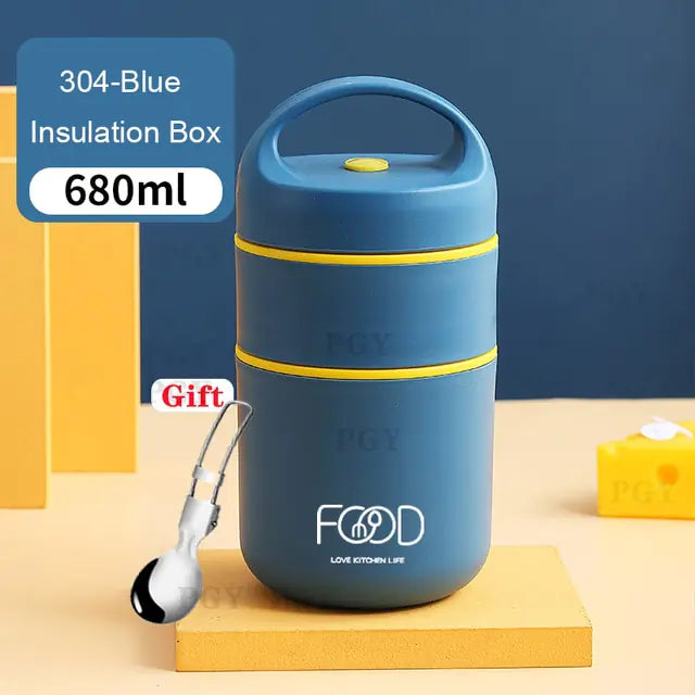 Premium Stainless Steel Vacuum Thermal Lunch Box