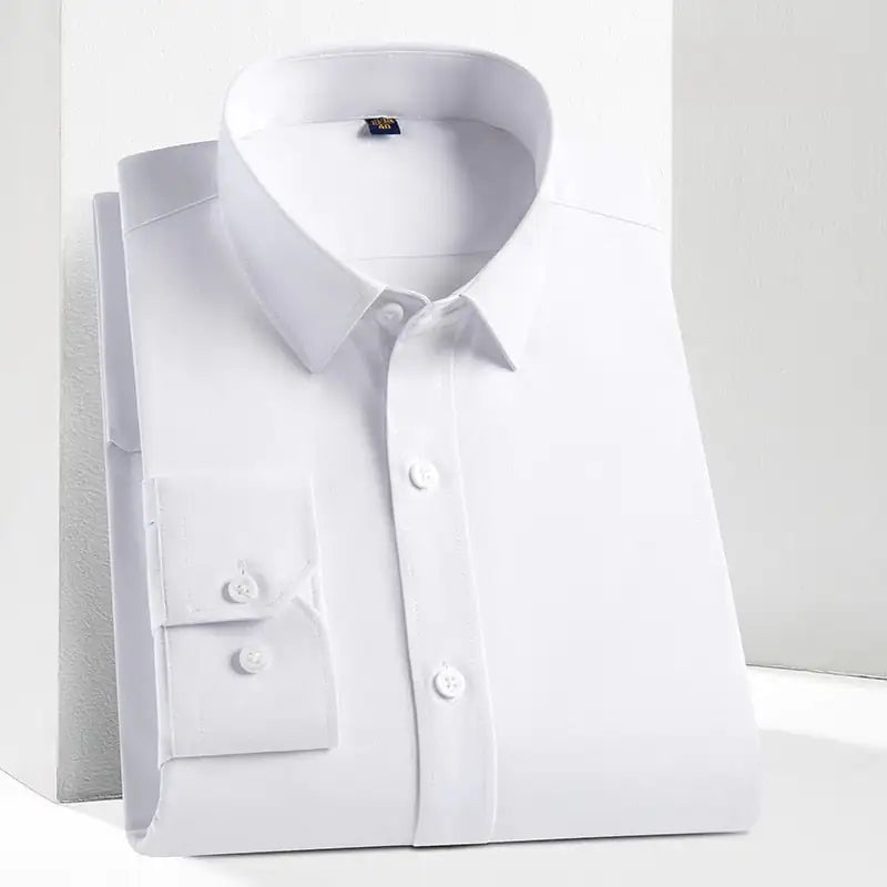 Hydrophobic Short Sleeve Business Shirt for Men