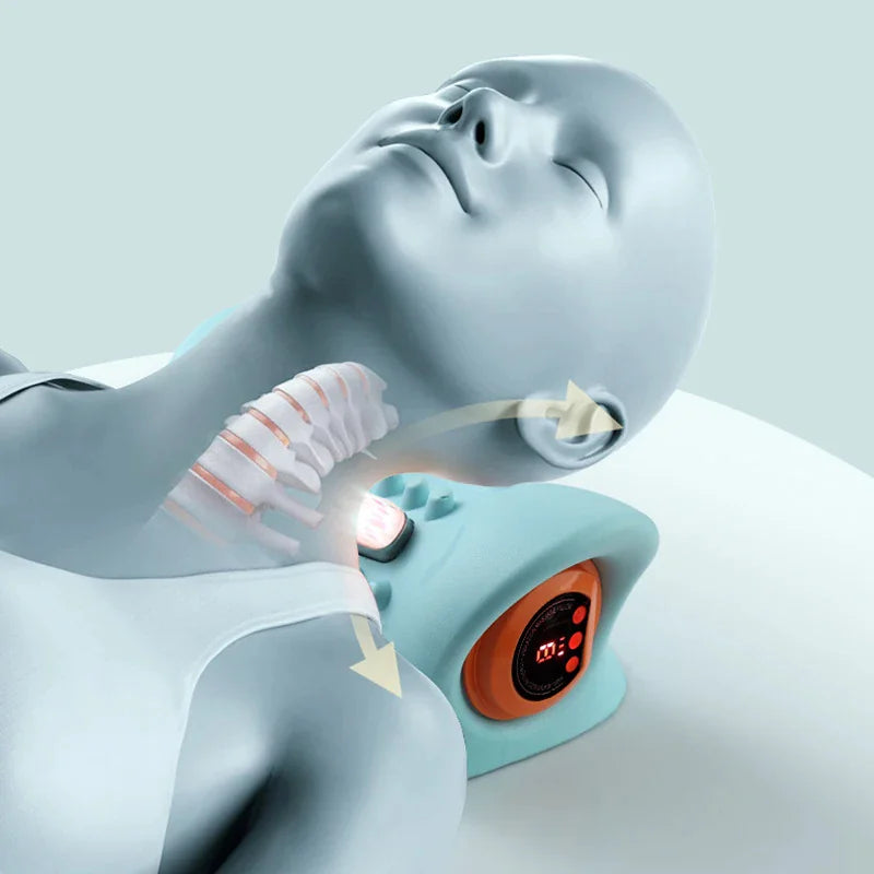 Almohada Masajeador Cervical Portátil