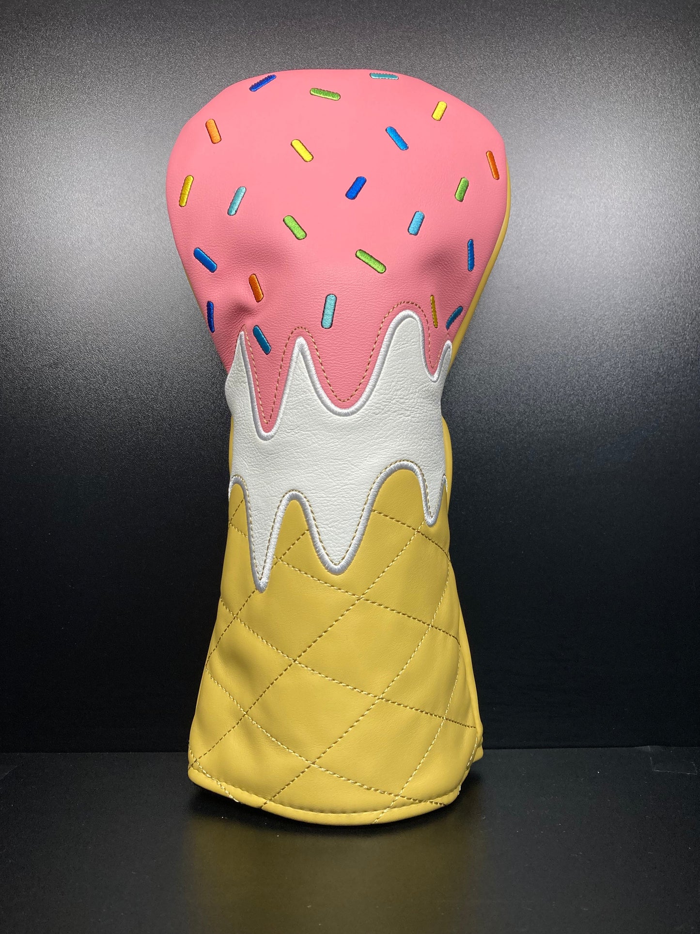 Funda para palo de golf con diseño de helado caprichoso