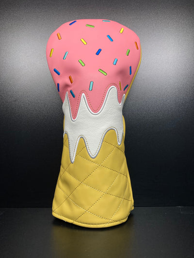 Funda para palo de golf con diseño de helado caprichoso