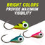 Premium Tungsten Ice Fishing Jigs for All Species