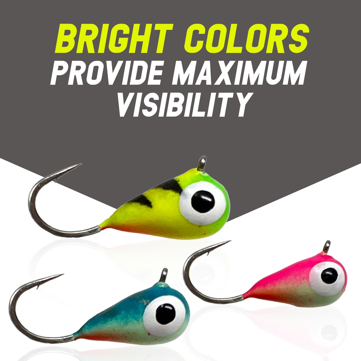 Premium Tungsten Ice Fishing Jigs for All Species