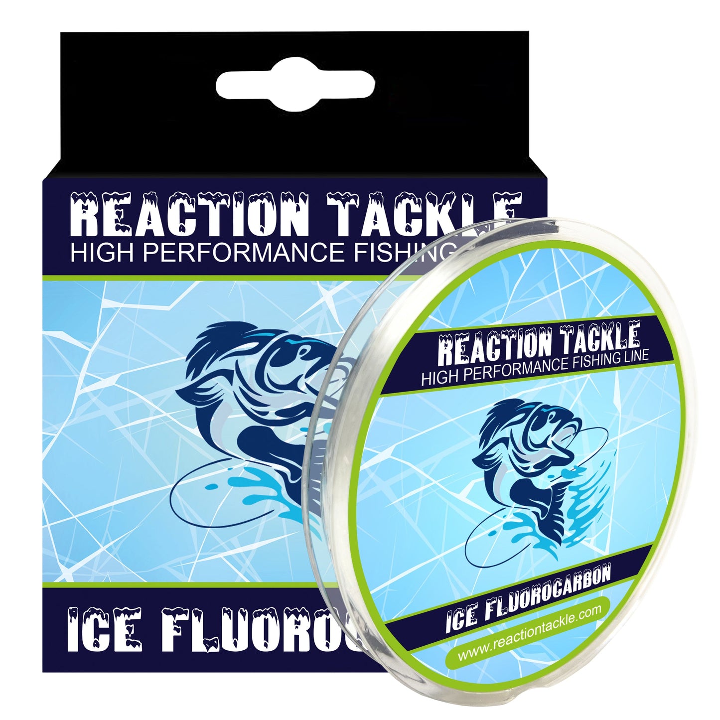 Línea o líder de pesca de fluorocarbono Reaction Tackle Ice