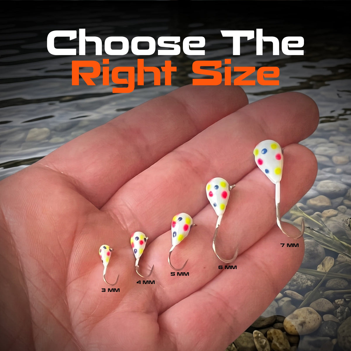 Premium Tungsten Ice Fishing Jigs for All Species