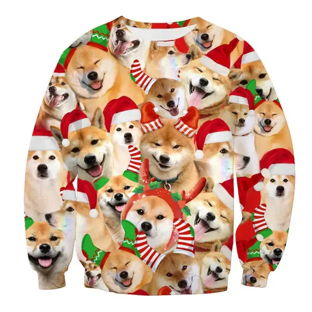Sweatshirts de Noël pour hommes festifs