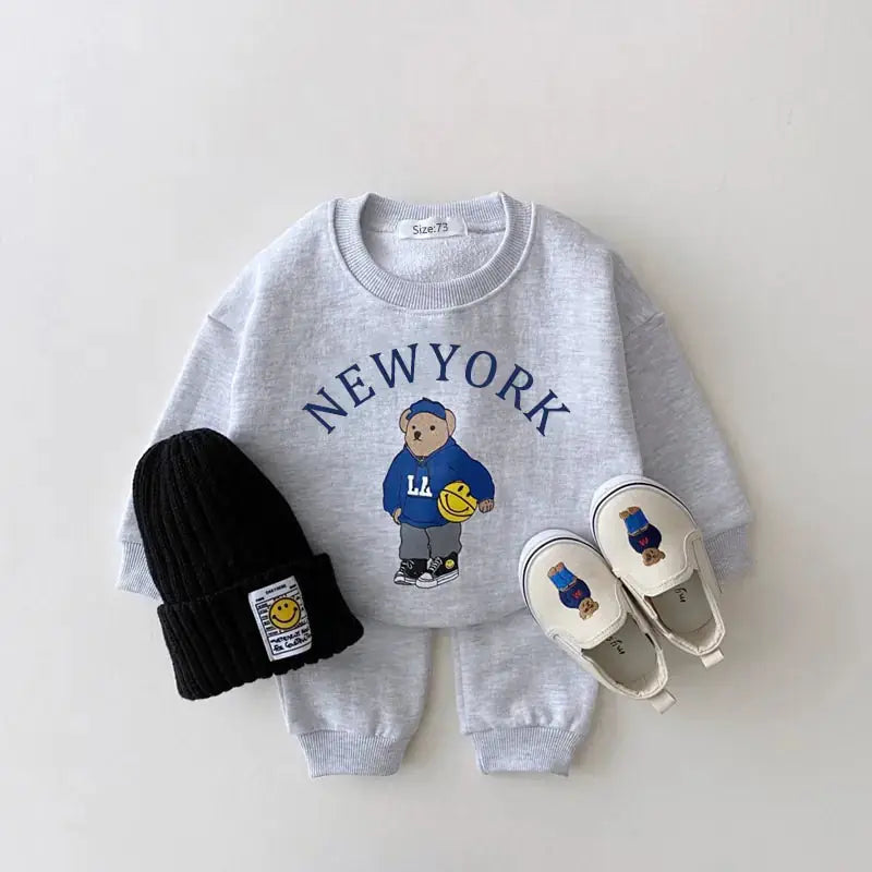 Conjunto de Sudadera y Pantalones Casual para Bebé