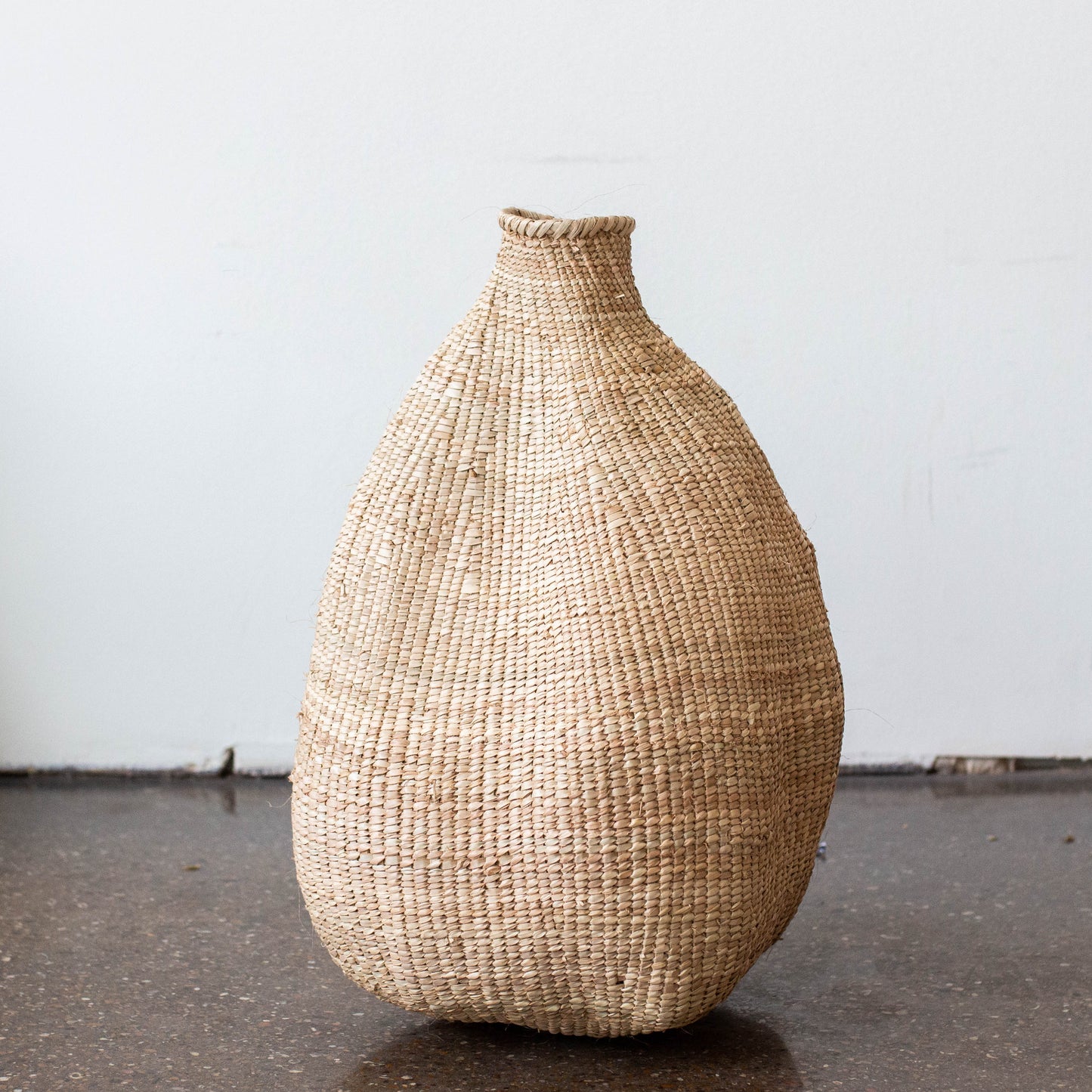 Cesta Africana Tejida a Mano Ilala Ajo Calabaza