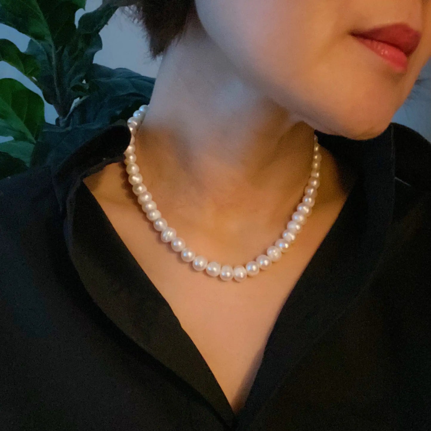 Collar de Perlas Genuine Clover Clasp