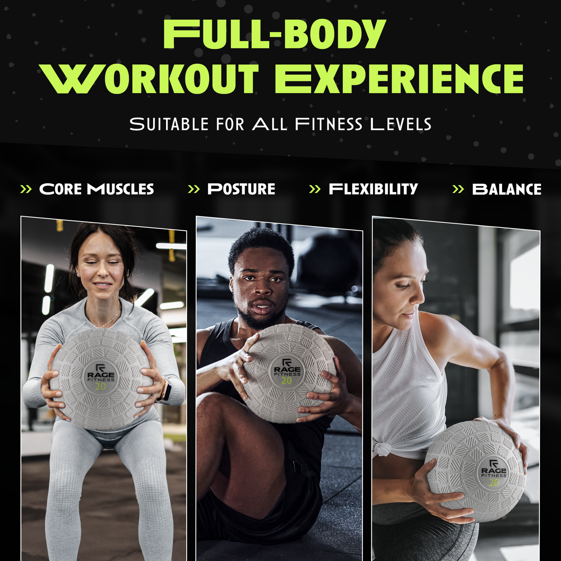 Rage Fitness Slam Ball - Ultimate Workout Companion - Korvel