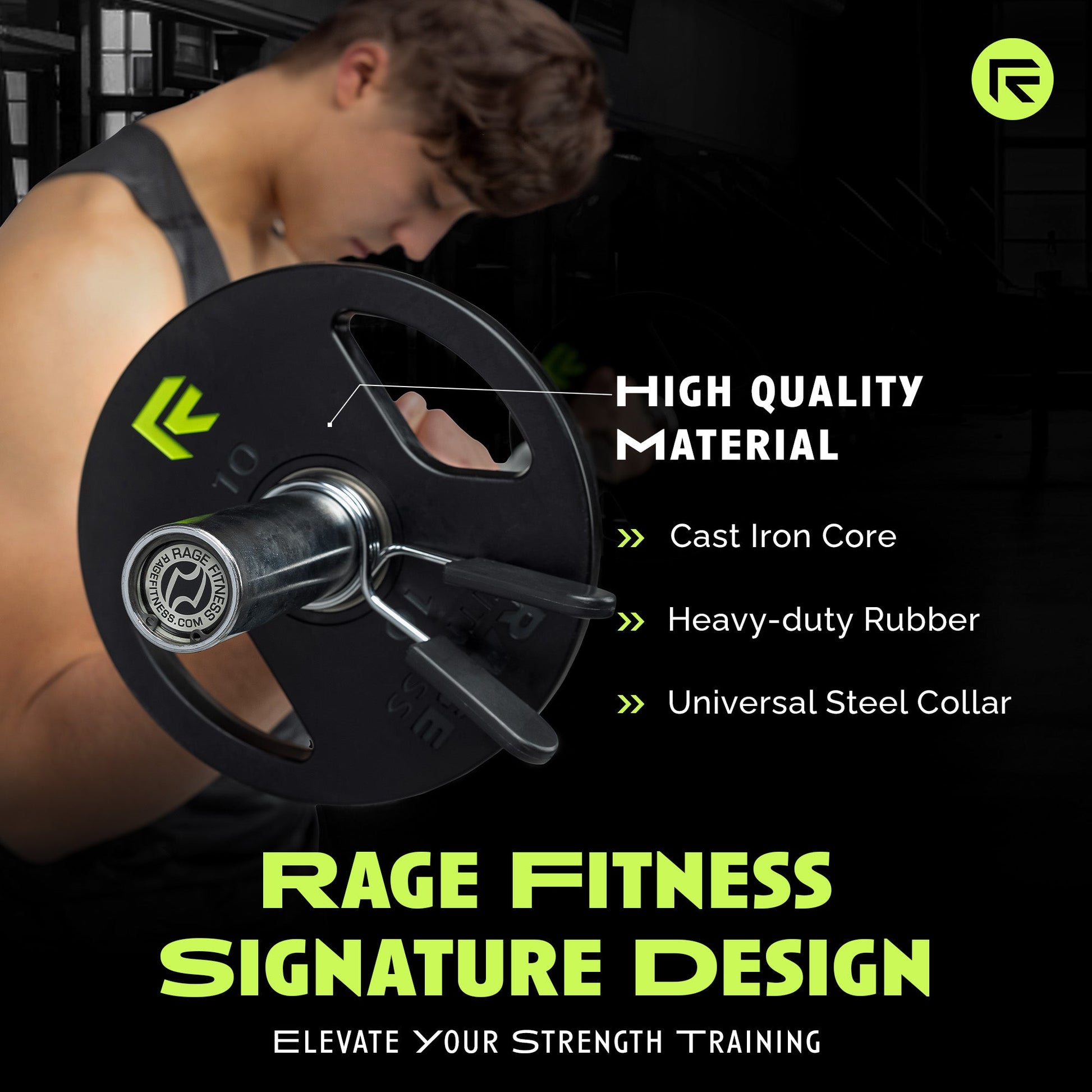 Premium Rubber Coated Weight Plates for Optimal Performance - Korvel