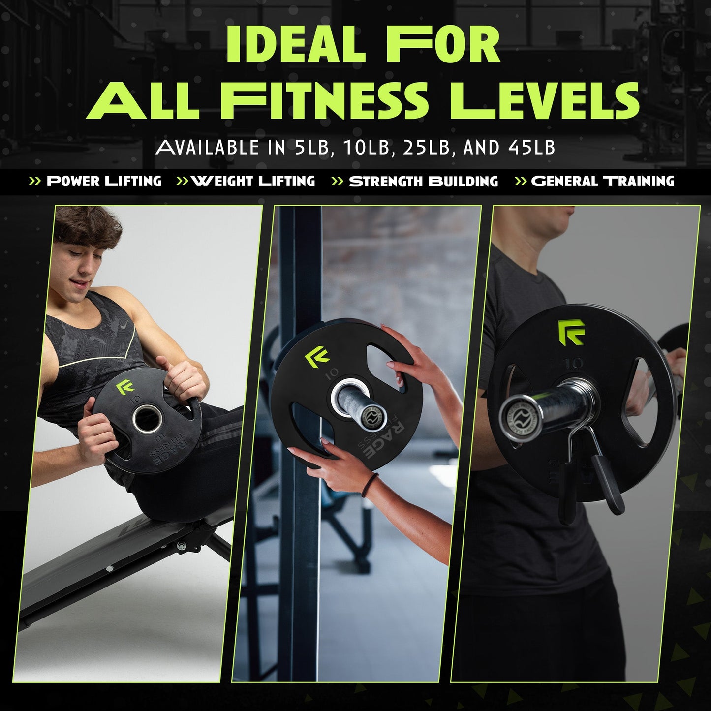 Premium Rubber Coated Weight Plates for Optimal Performance - Korvel