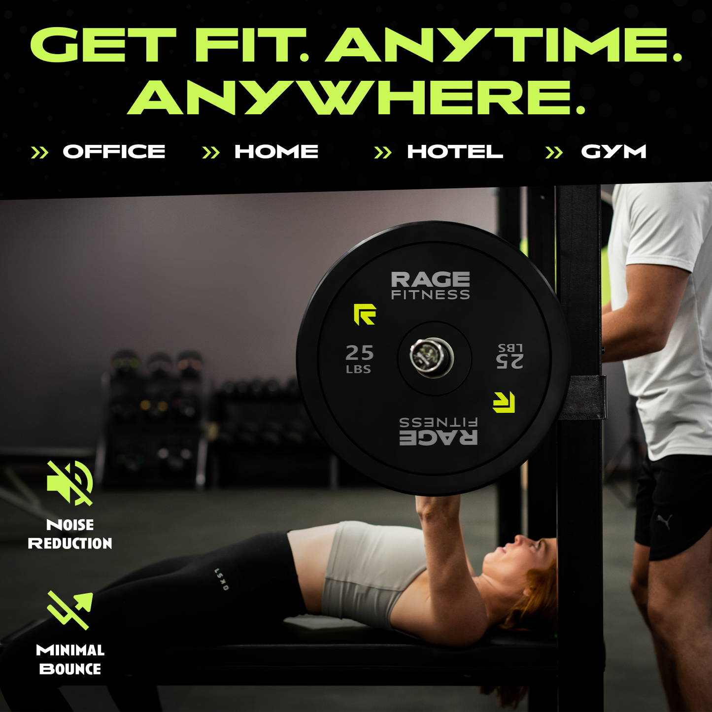 Premium Rubber Bumper Plates for Weightlifting - Korvel
