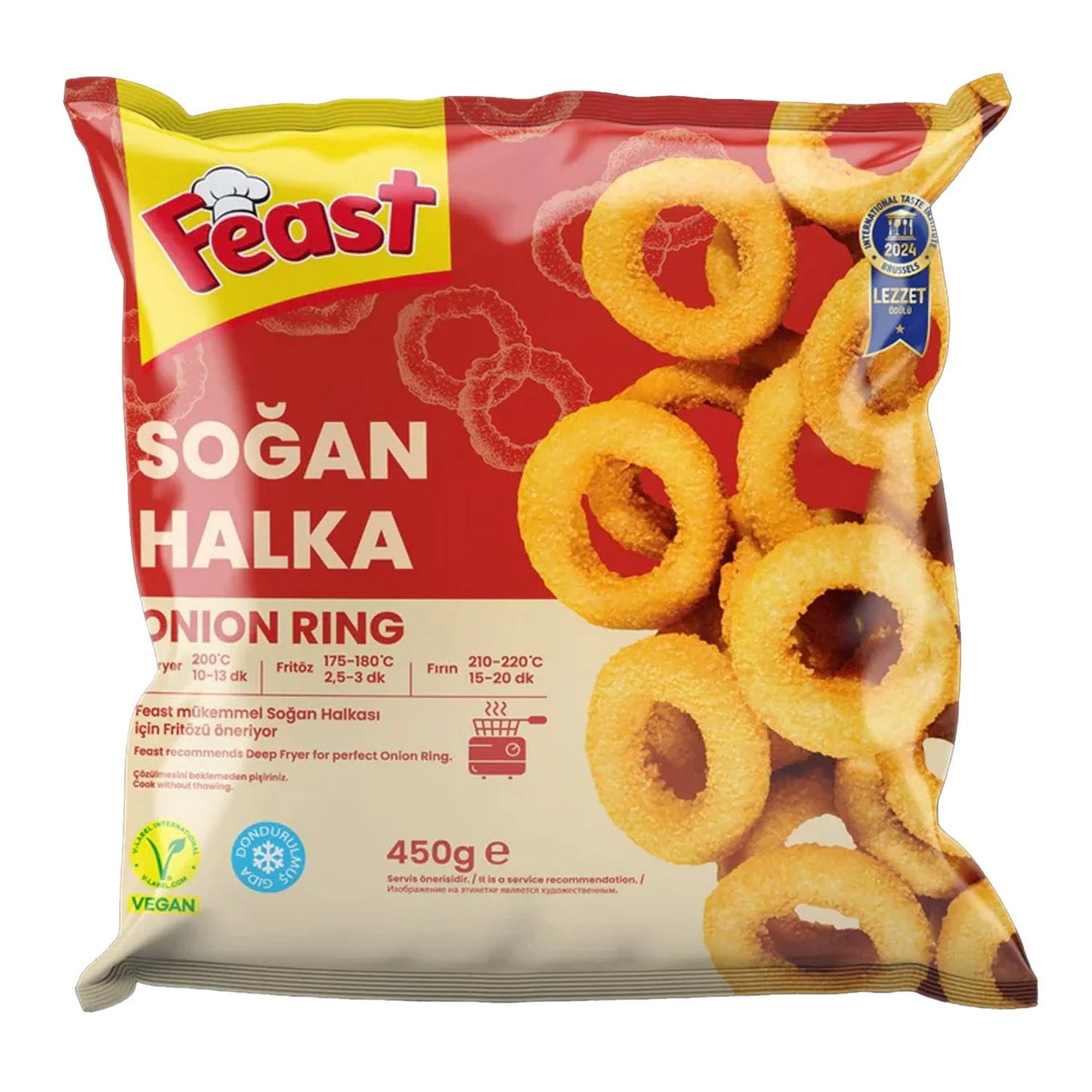Feast Frozen Onion Rings (Soğan Halkası) – 450g