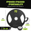 Premium Rubber Coated Weight Plates for Optimal Performance - Korvel