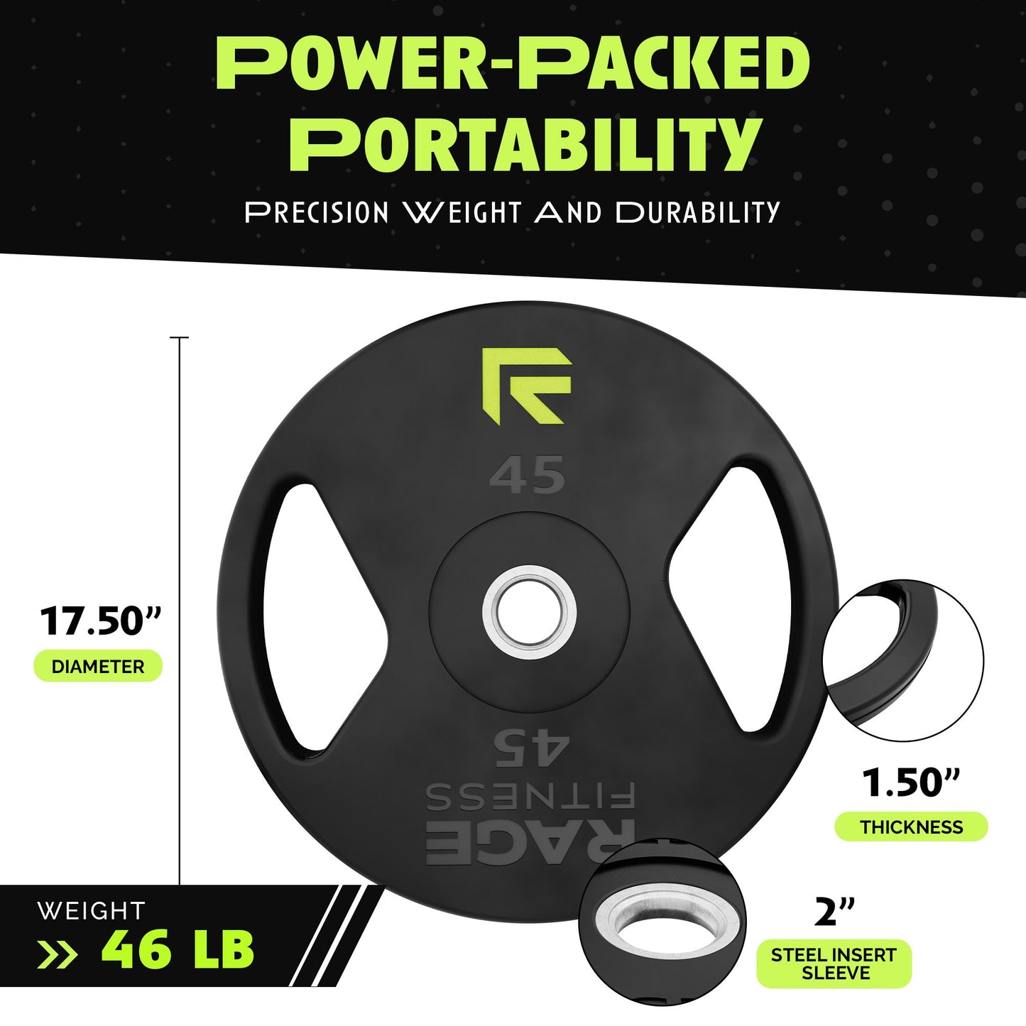 Premium Rubber Coated Weight Plates for Optimal Performance - Korvel