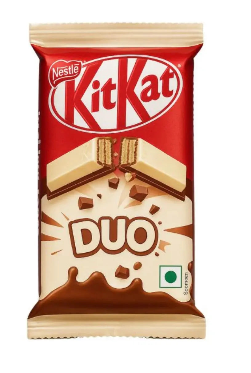 Imported KitKat DUO Chocolate & White Chocolate Wafer Bar