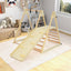 5-in-1 Indoor Jungle Gym Playset with Slide & Adjustable Swing