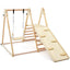 5-in-1 Indoor Jungle Gym Playset with Slide & Adjustable Swing