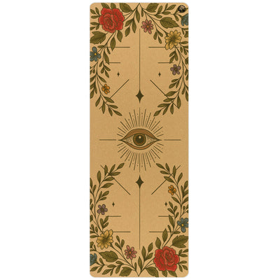 Infinite Bloom Aura Cork Yoga Mat