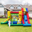 Gbruno Inflatable Bounce Castle with Double Slides