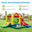 Gbruno Inflatable Bounce Castle with Double Slides