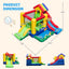 Gbruno Inflatable Bounce Castle with Double Slides