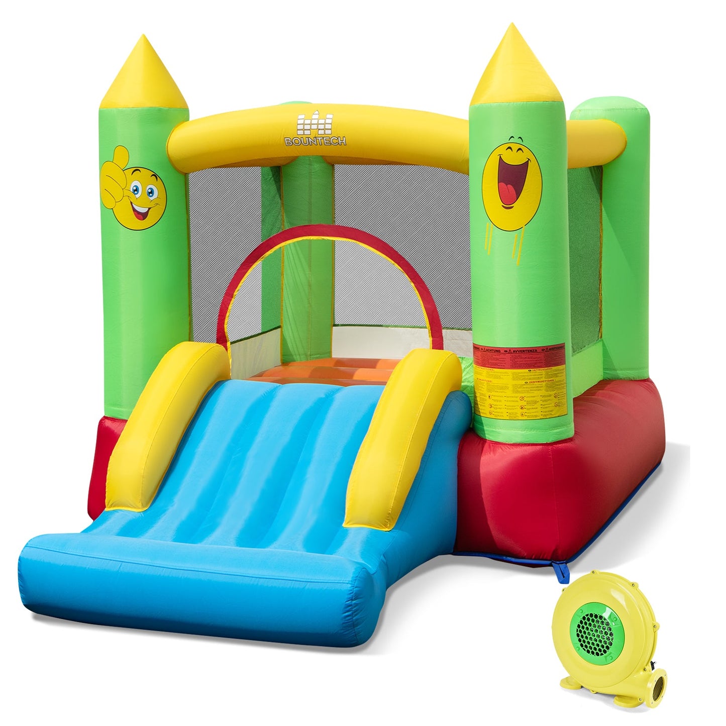 Premium Inflatable Bounce House with Slide for Kids