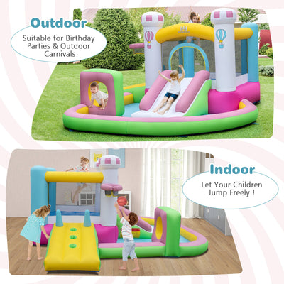 Premium Inflatable Bounce House with Slide and Ball Pit