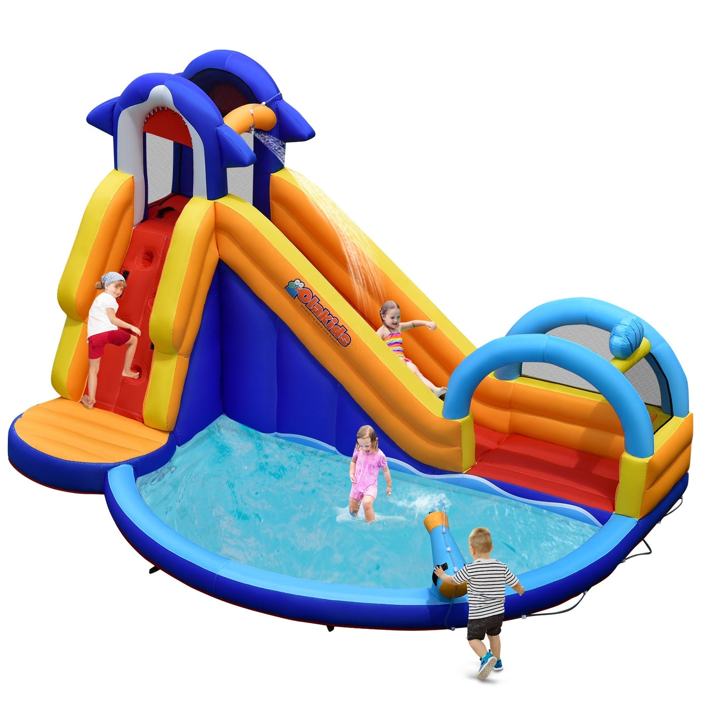 Premium Inflatable Bouncy House with Slide & Splash Pool