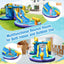 Castillo Inflable Temático del Océano con Soplador y Piscinas