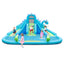 Inflatable Water Slide with Dual Slides and Splash Pool