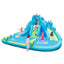 Inflatable Water Slide with Dual Slides and Splash Pool