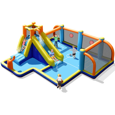 Deslizador Inflable de Agua Temático de Fútbol Gigante