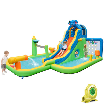 Parc aquatique gonflable géant 9-en-1 pour enfants